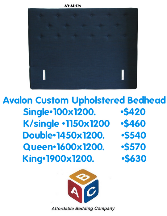 Avalon Custom Upholstered Bedhead